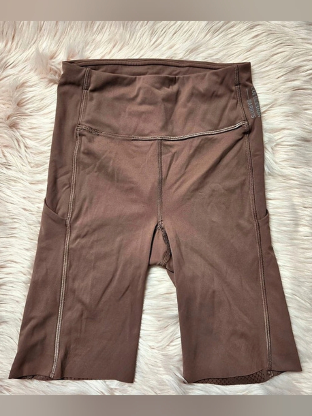 lululemon Pink/Brown Leggings Size 2 Like New